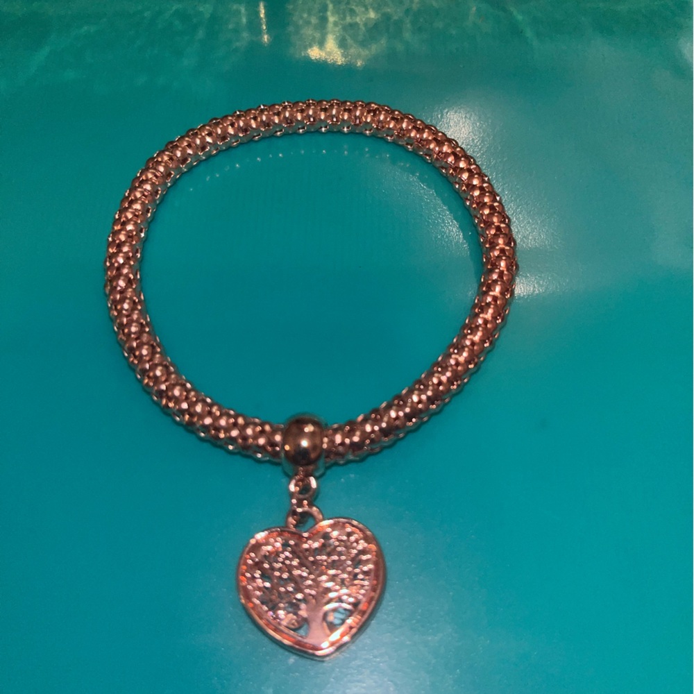 APHRODITE 🌹🌟 Rose gold tone 🌳 tree of life 🌳 BRACELET